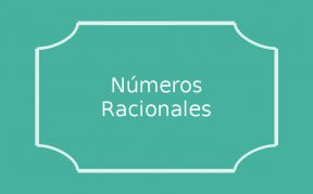 números racionales
